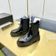 Prada Leather Chelsea Ankle Boots