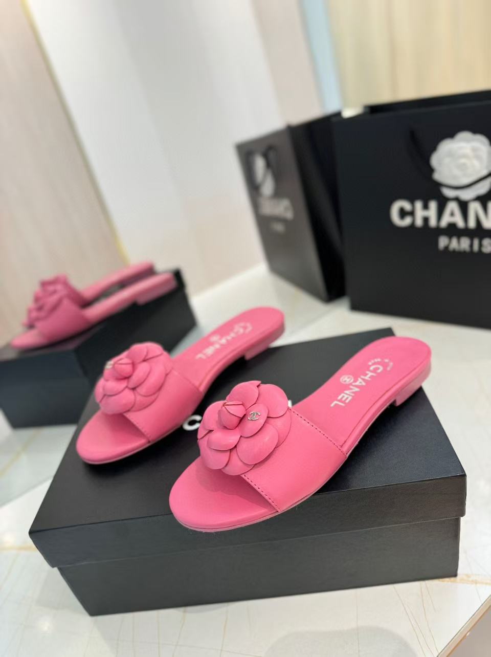 Chanel Women Flat Slippers