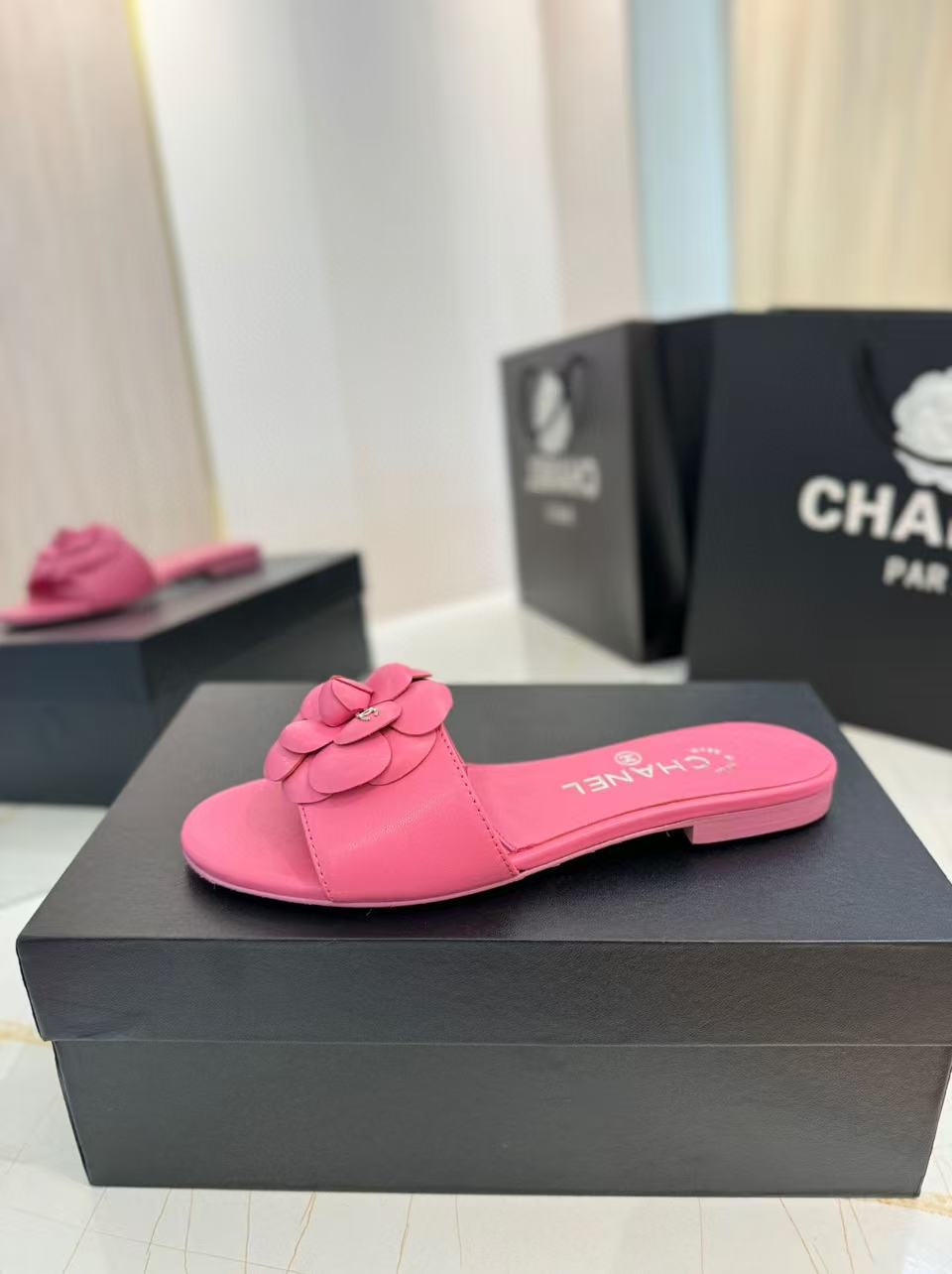 Chanel Women Flat Slippers