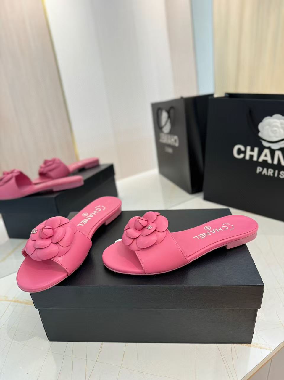 Chanel Women Flat Slippers