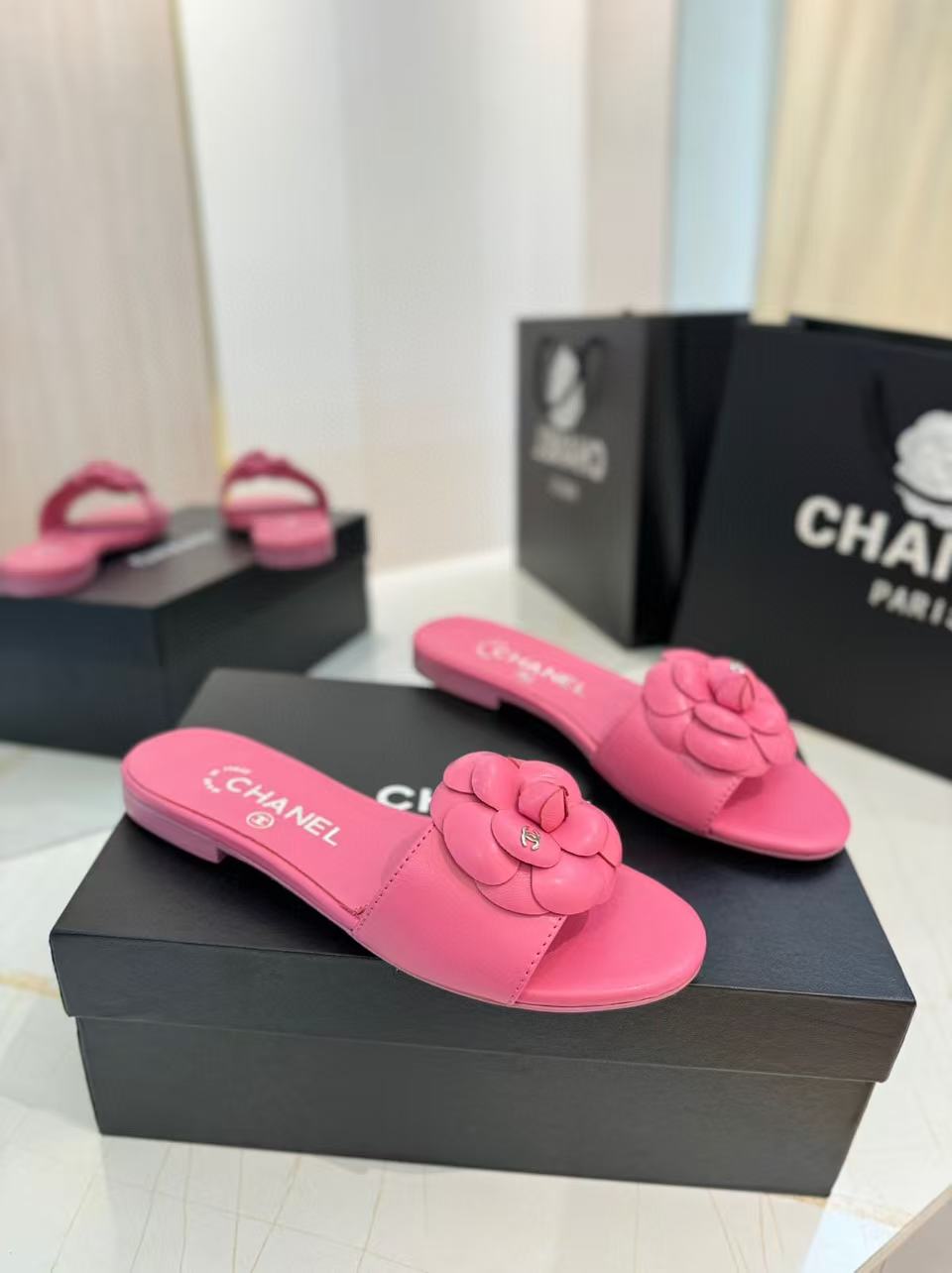 Chanel Women Flat Slippers