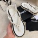 Chanel Lambskin Chain CC Thong Espadrille Sandals