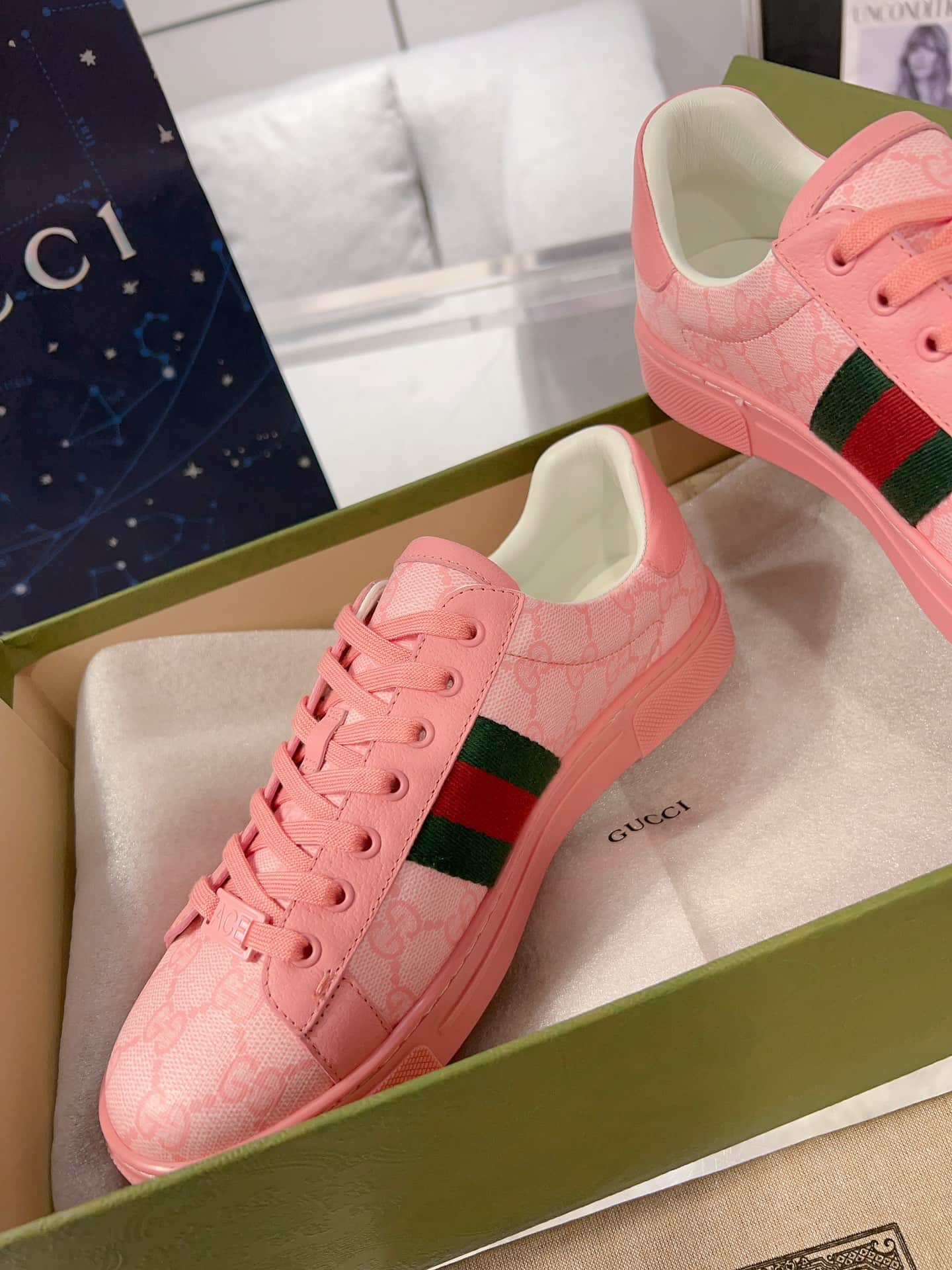 Gucci Ace Men Women Low-top Sneaker 