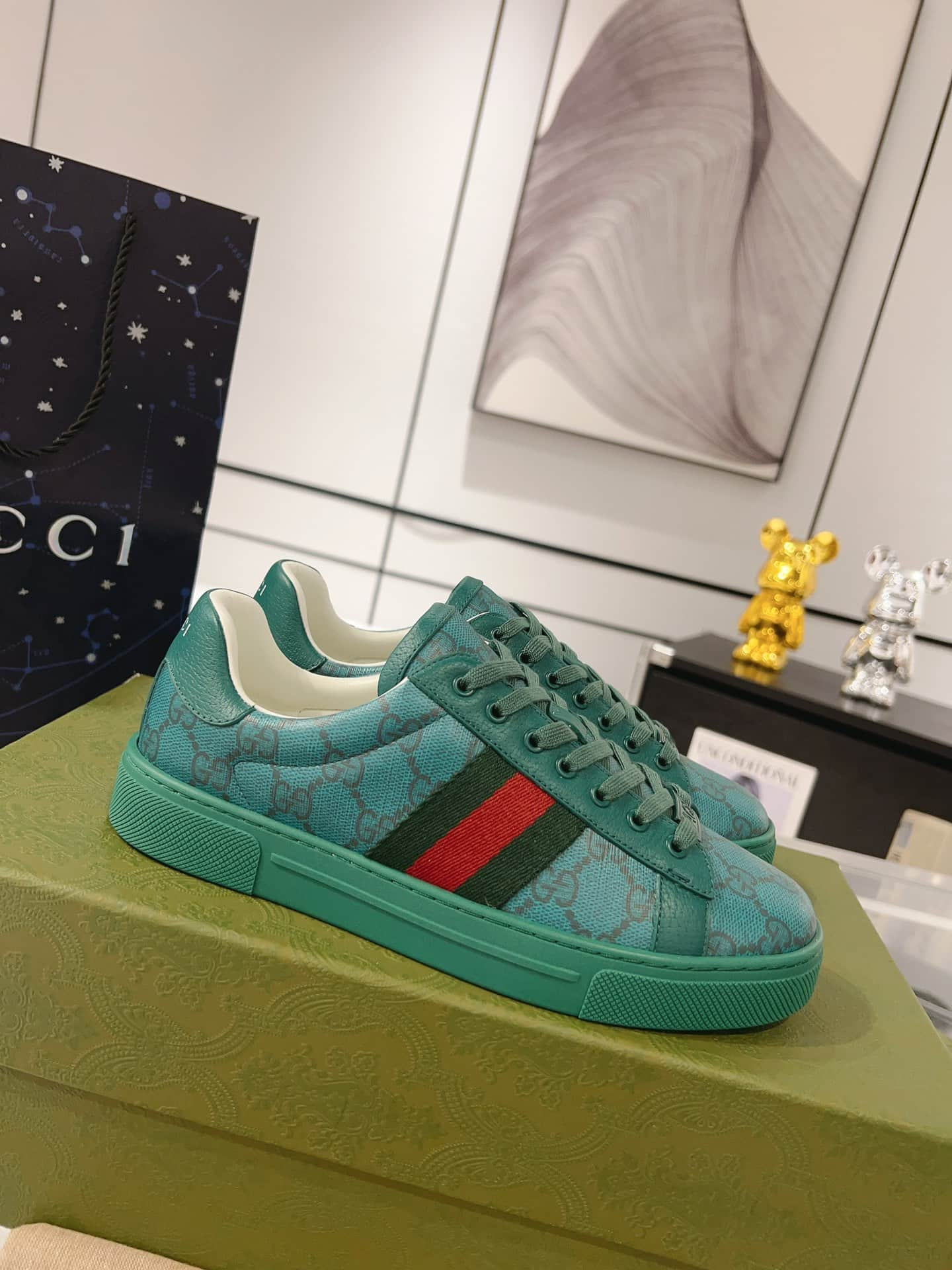 Gucci Ace Men Women Low-top Sneaker 