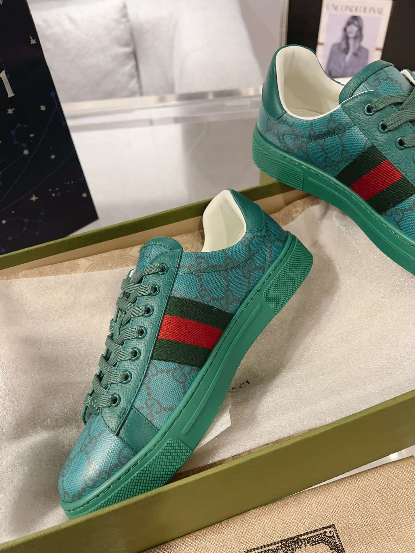 Gucci Ace Men Women Low-top Sneaker 