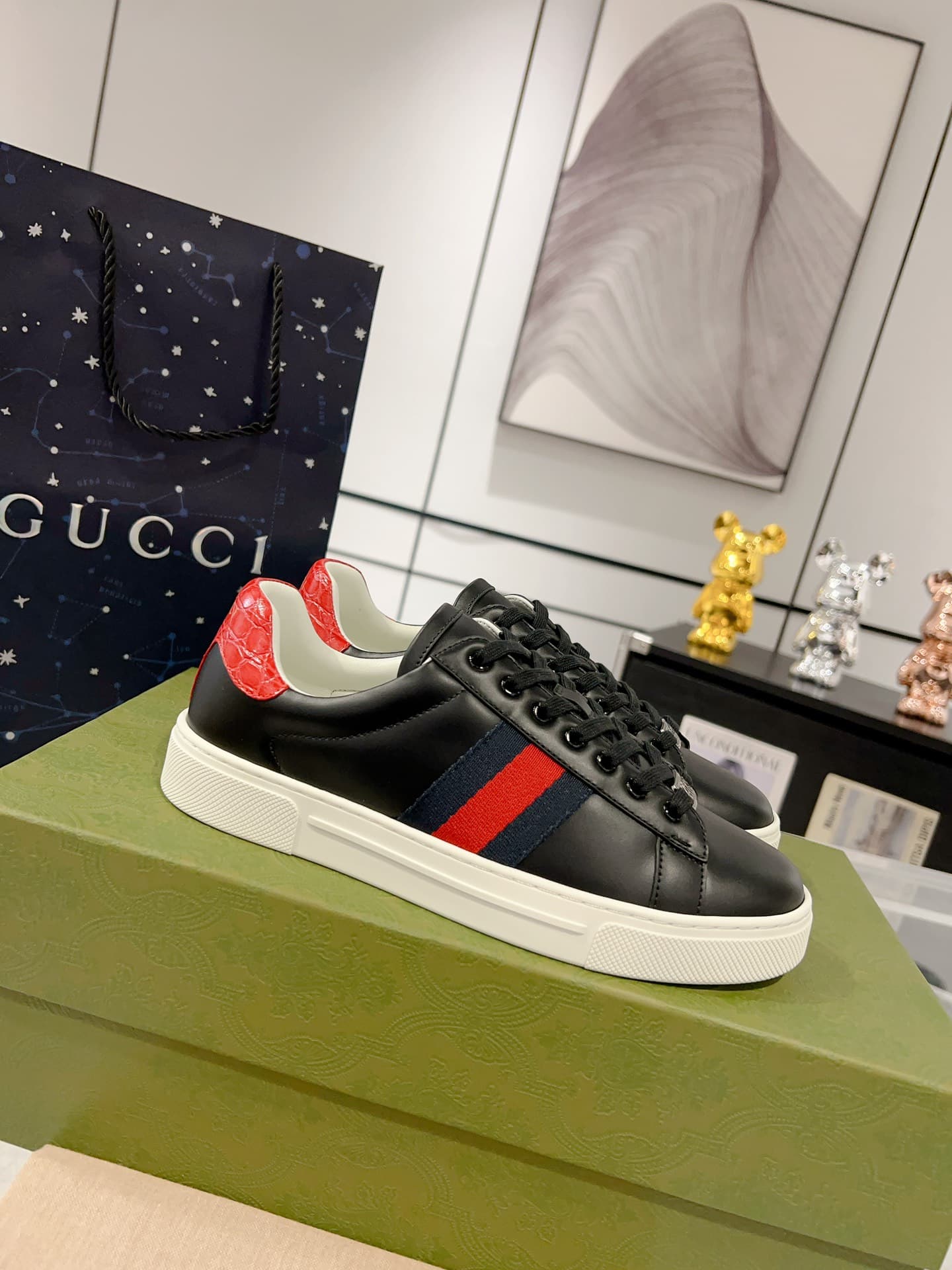 Gucci Ace Men Women Low-top Sneaker 