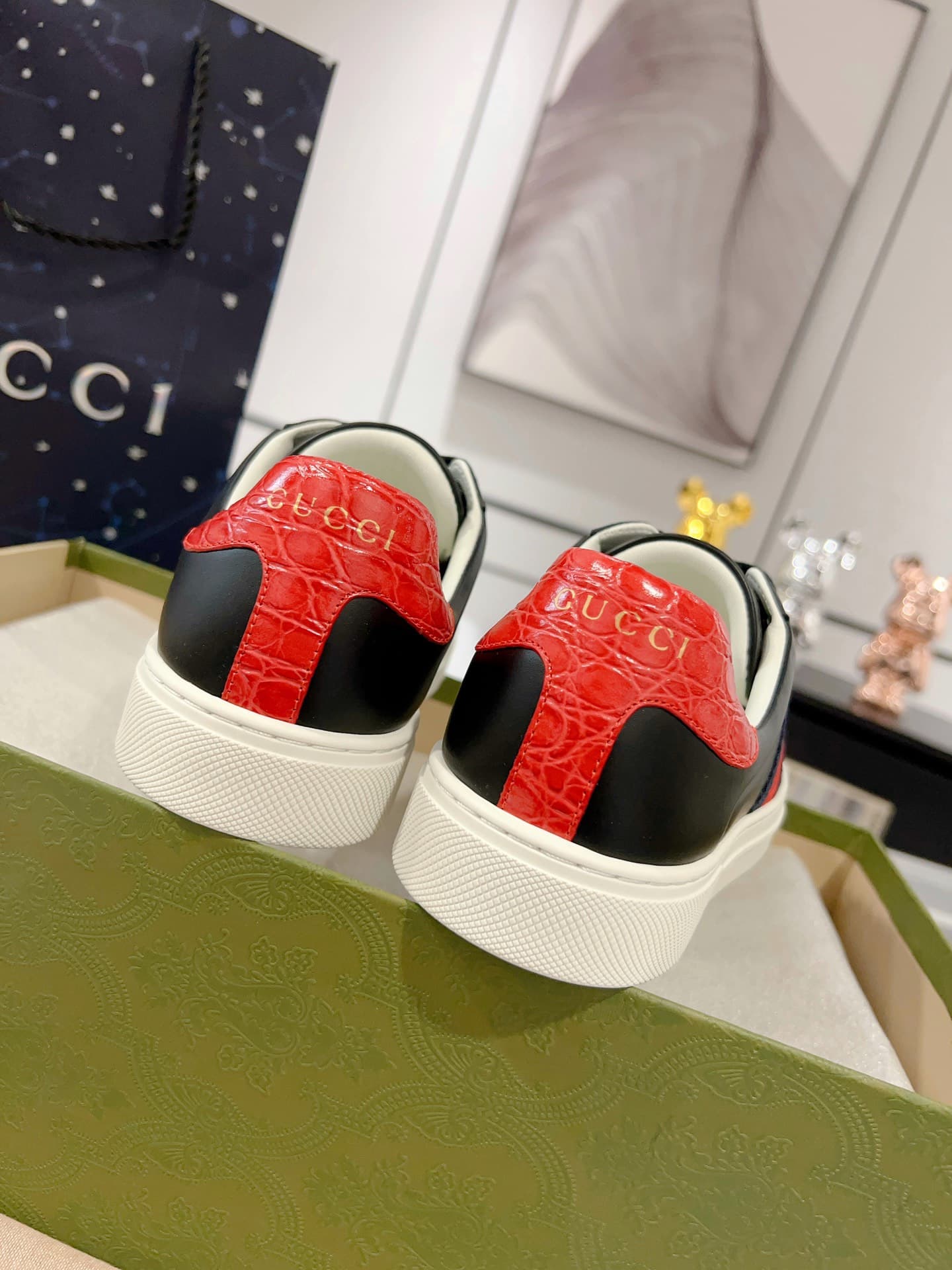 Gucci Ace Men Women Low-top Sneaker 