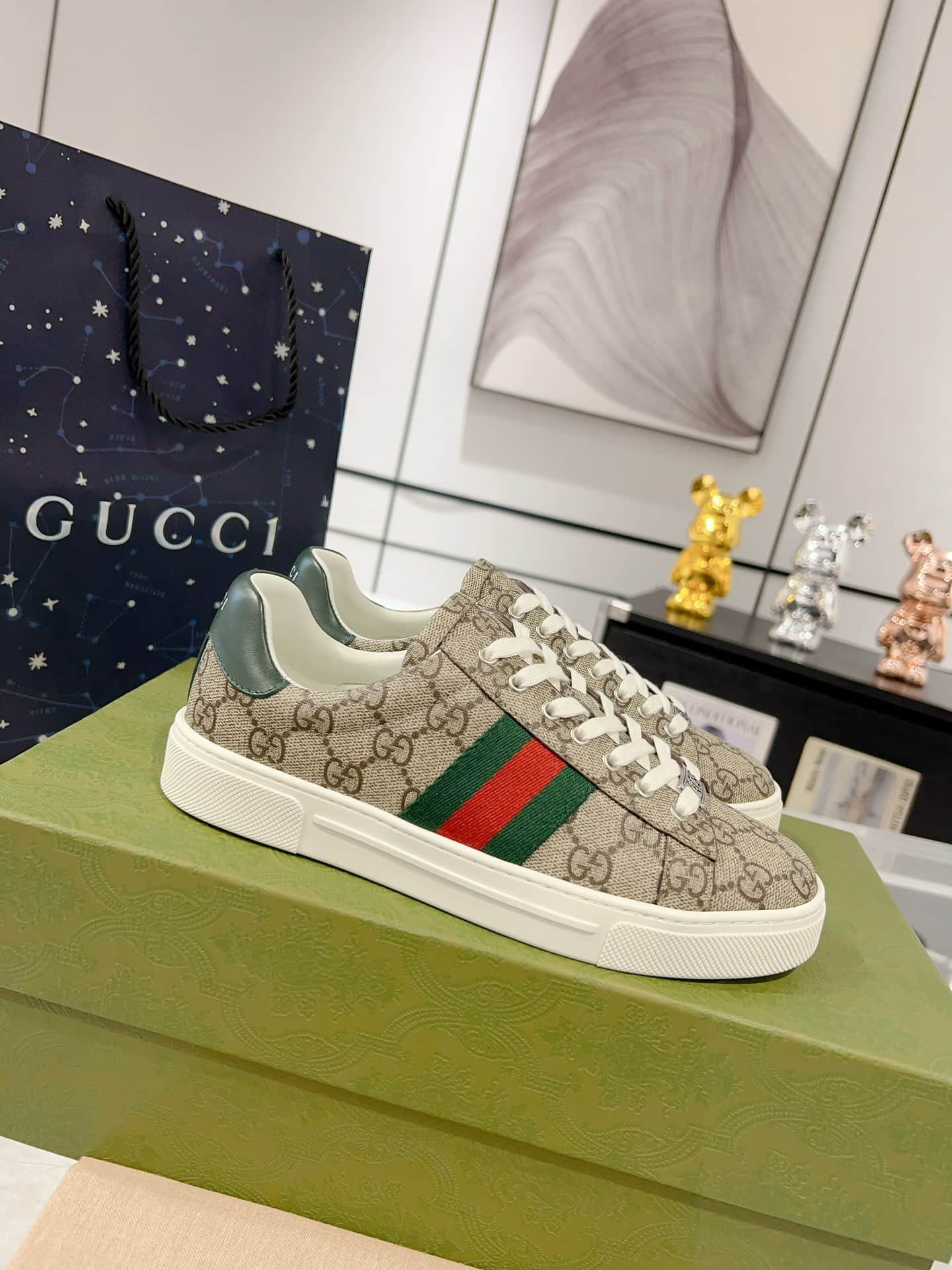 Gucci Ace Men Women Low-top Sneaker 