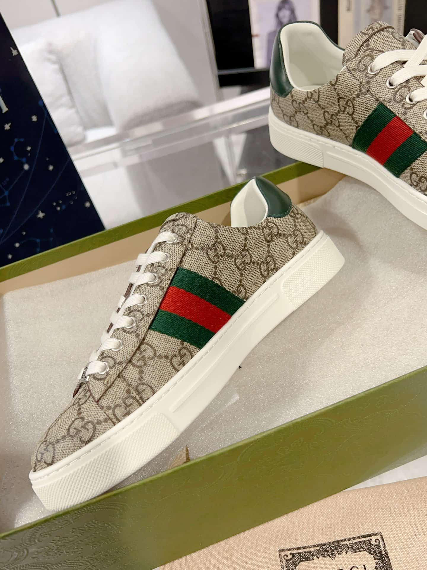 Gucci Ace Men Women Low-top Sneaker 