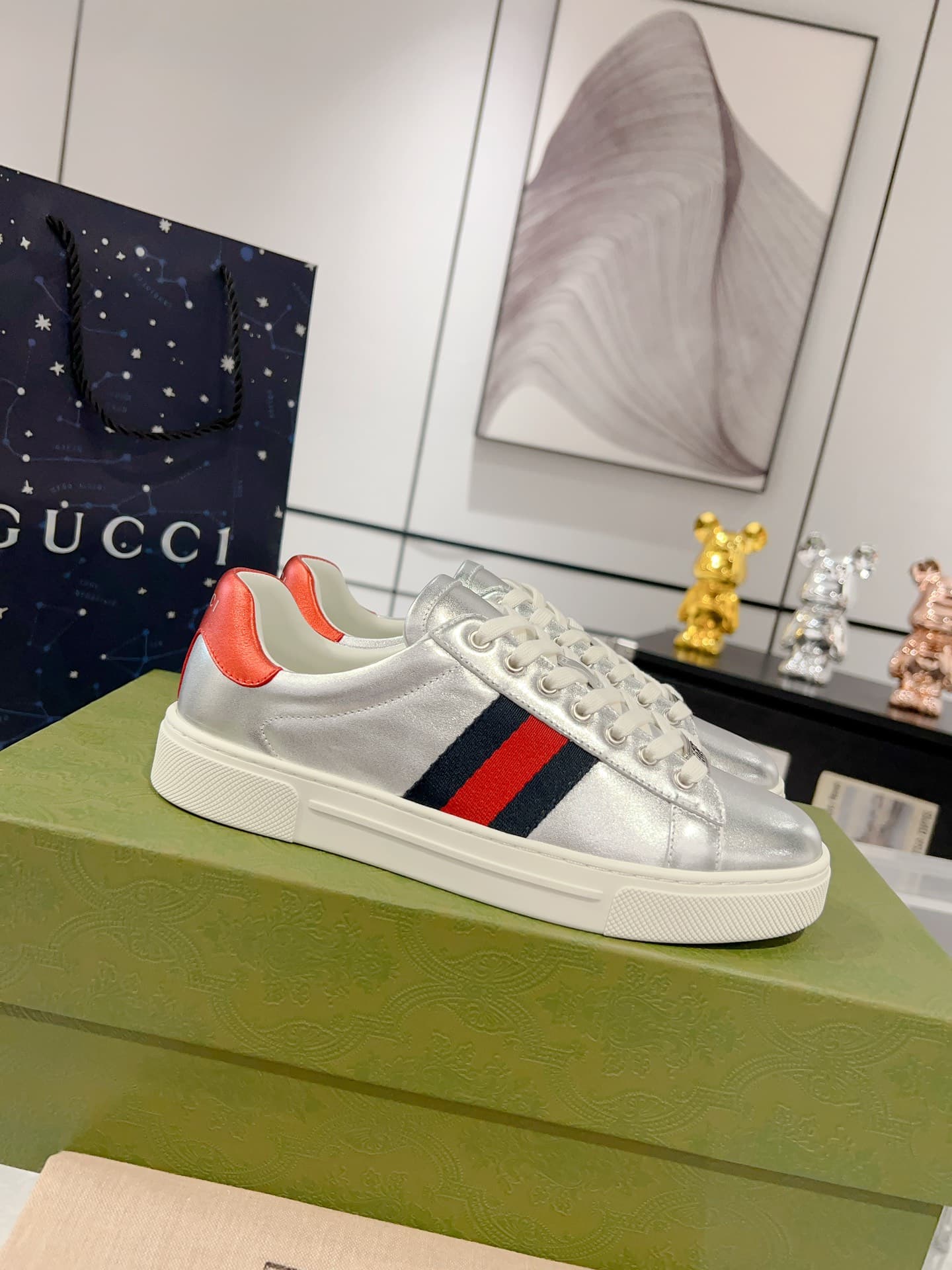 Gucci Ace Men Women Low-top Sneaker 