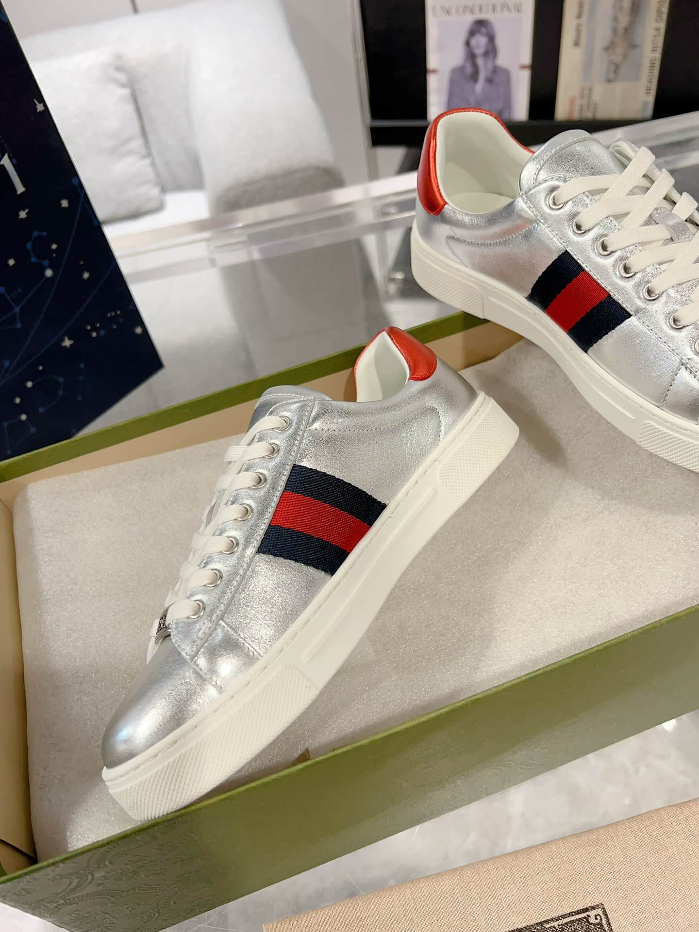 Gucci Ace Men Women Low-top Sneaker 