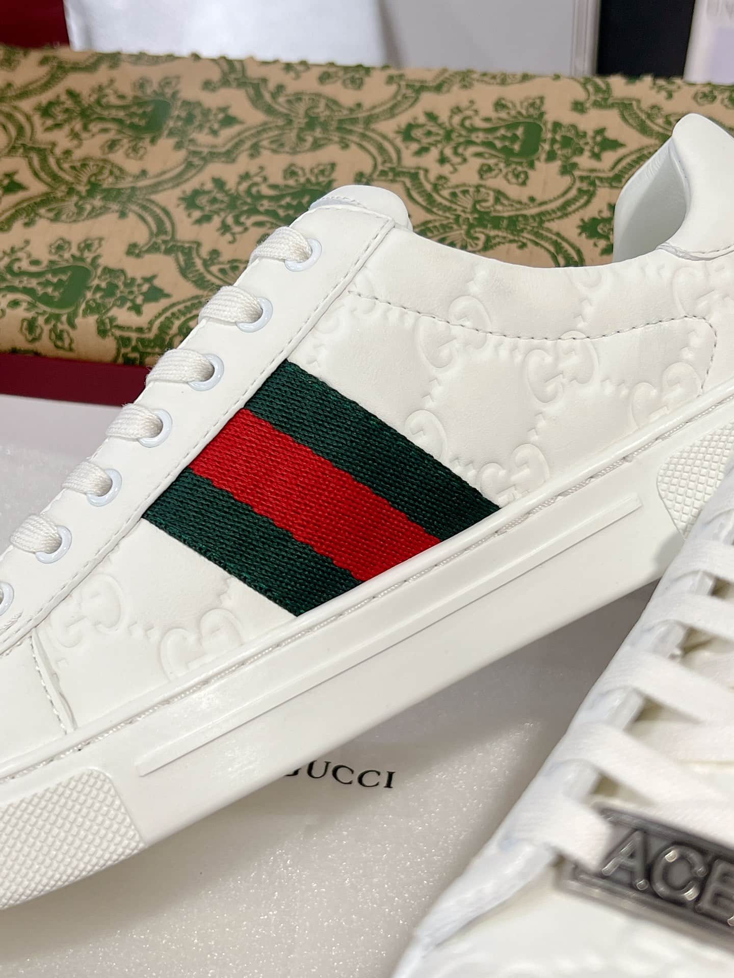 Gucci Ace Men Women Low-top Sneaker 