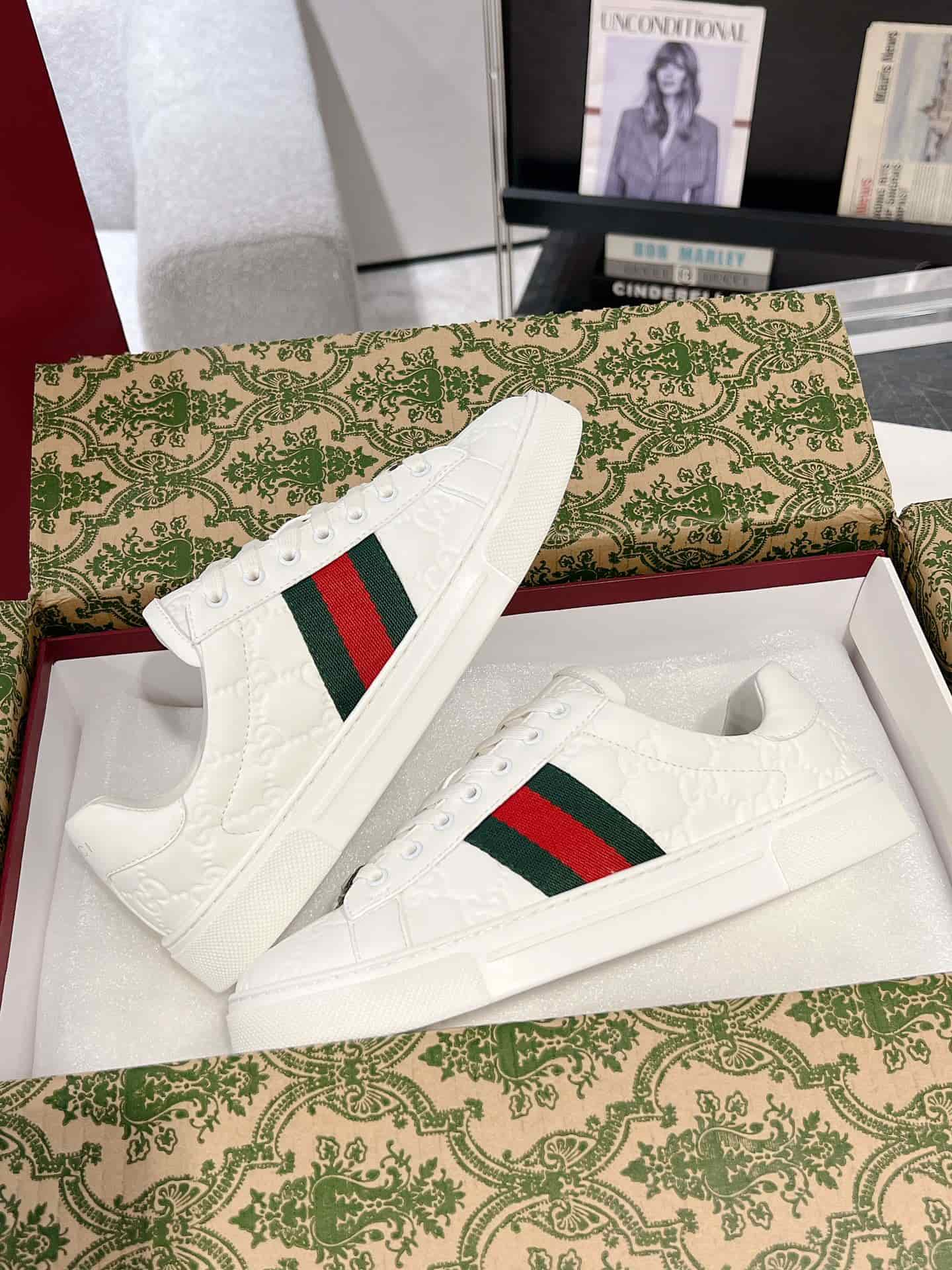 Gucci Ace Men Women Low-top Sneaker 