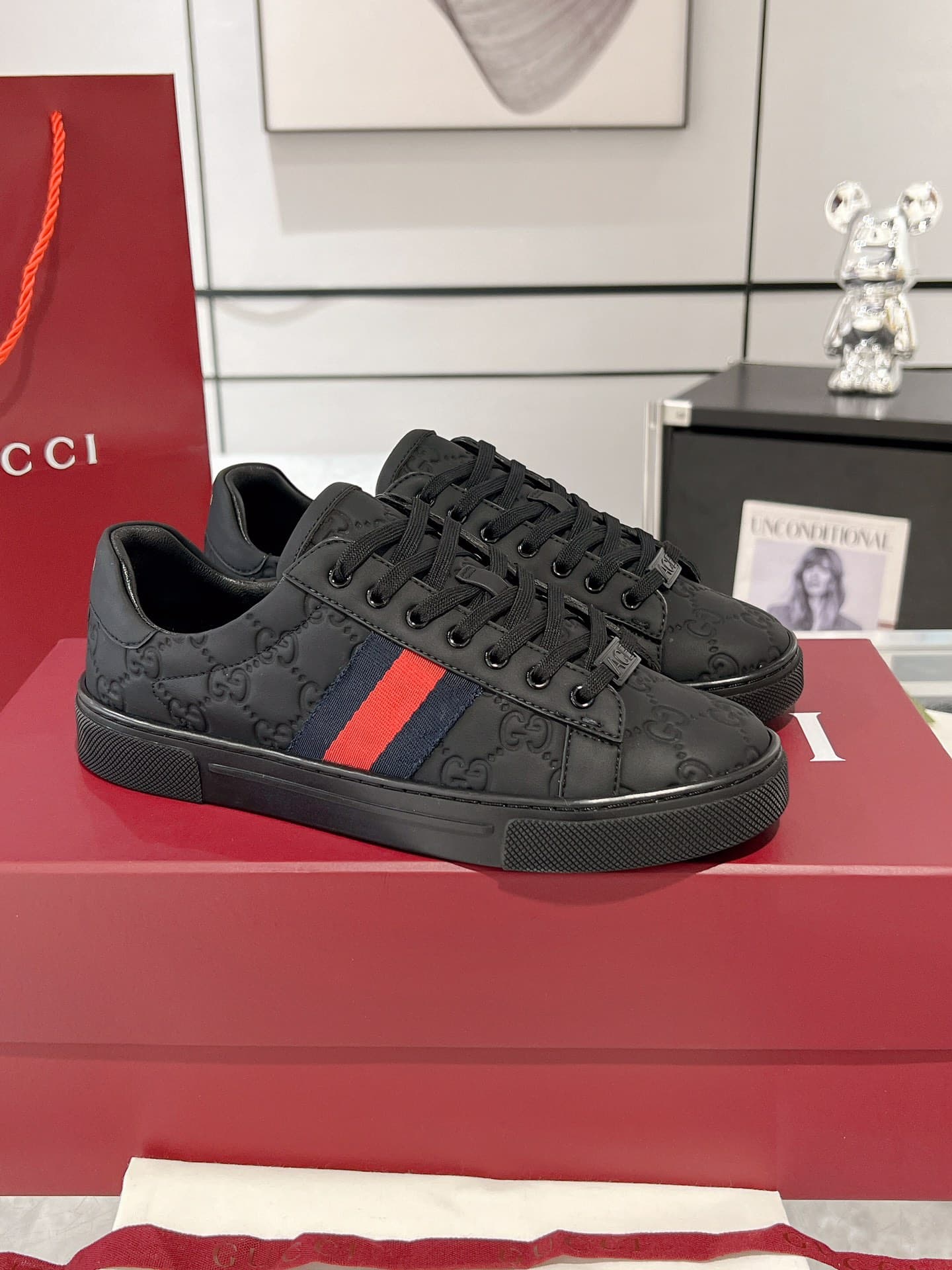 Gucci Ace Men Women Low-top Sneaker 