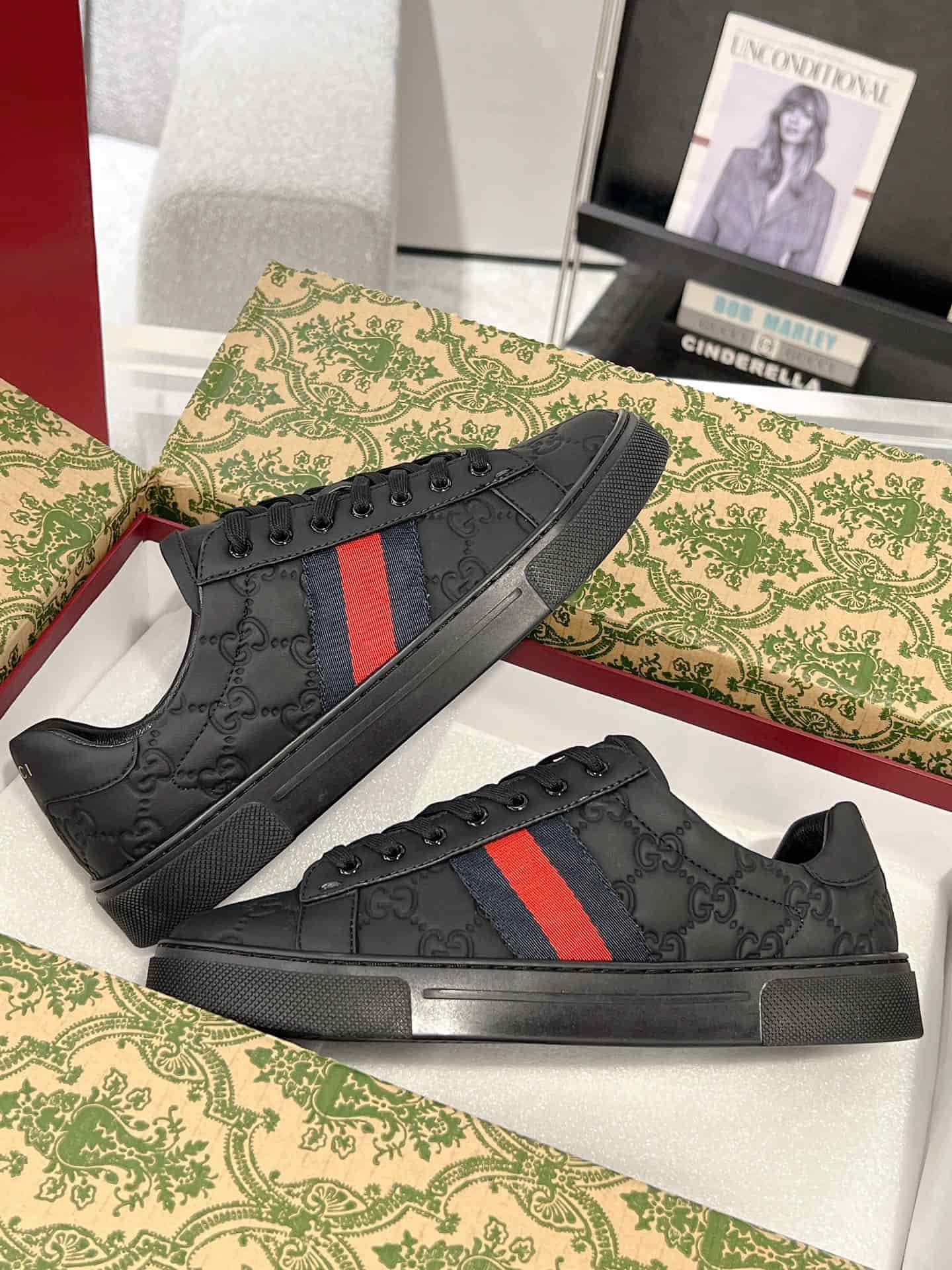 Gucci Ace Men Women Low-top Sneaker 