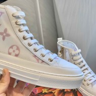 Louis Vuitton Stellar Sneaker Boot In Pink