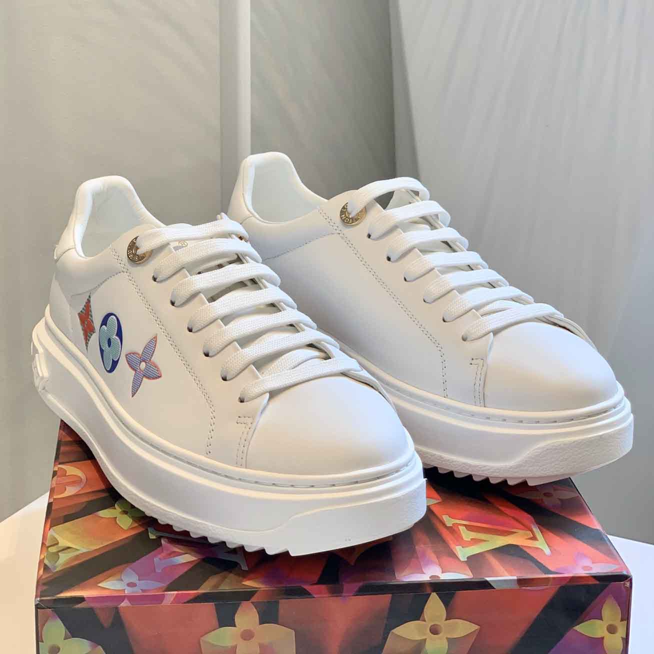 Louis Vuitton Time Out Sneaker In White