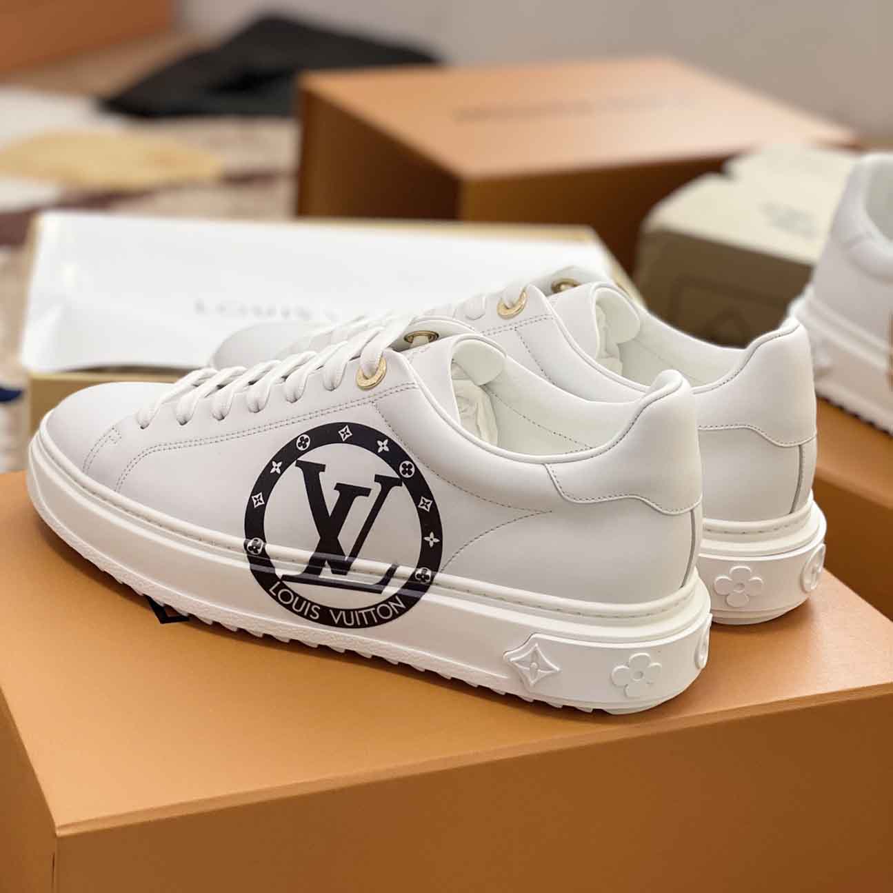 Louis Vuitton Time Out Sneaker In White