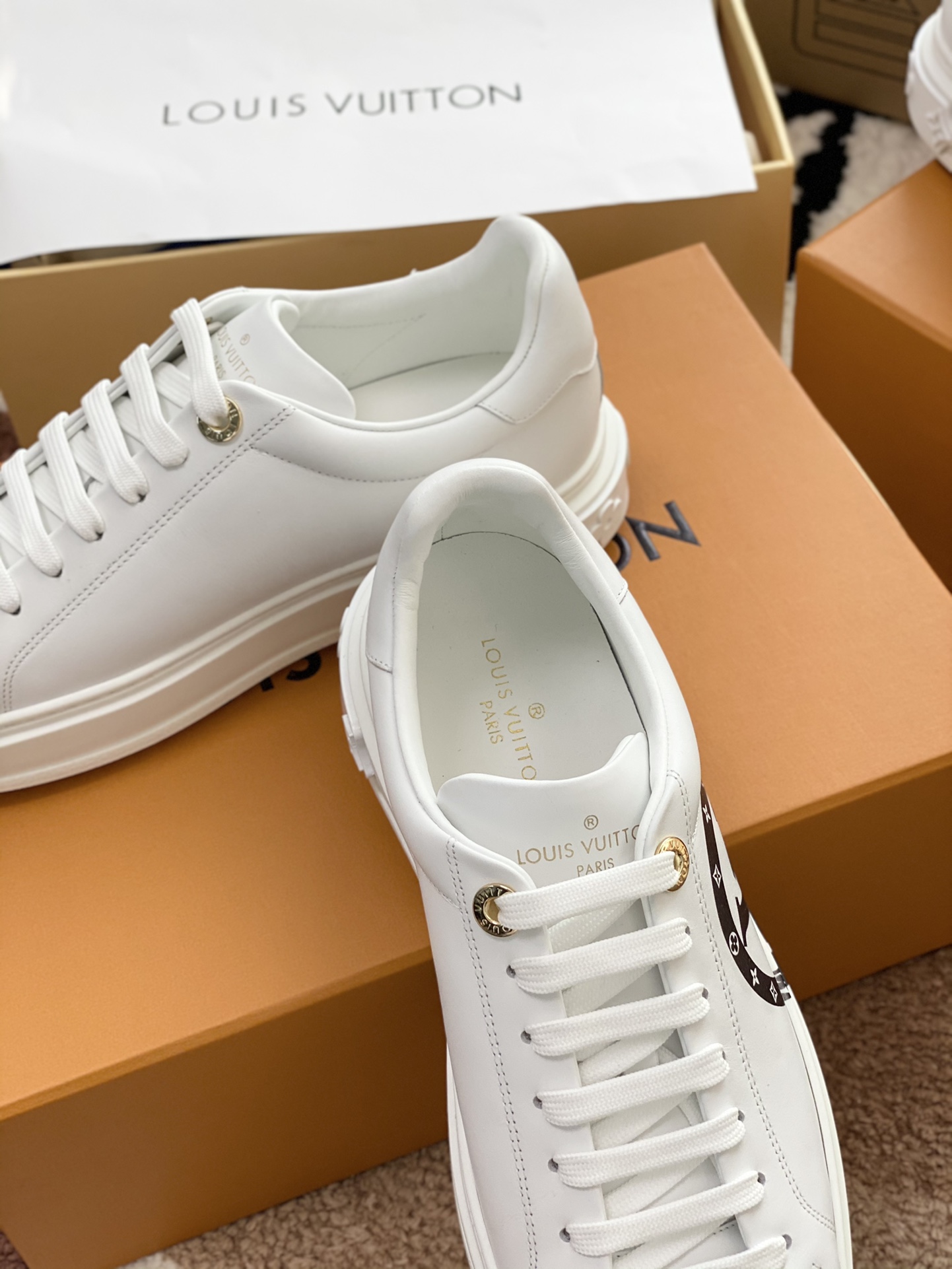 Louis Vuitton Time Out Sneaker In White