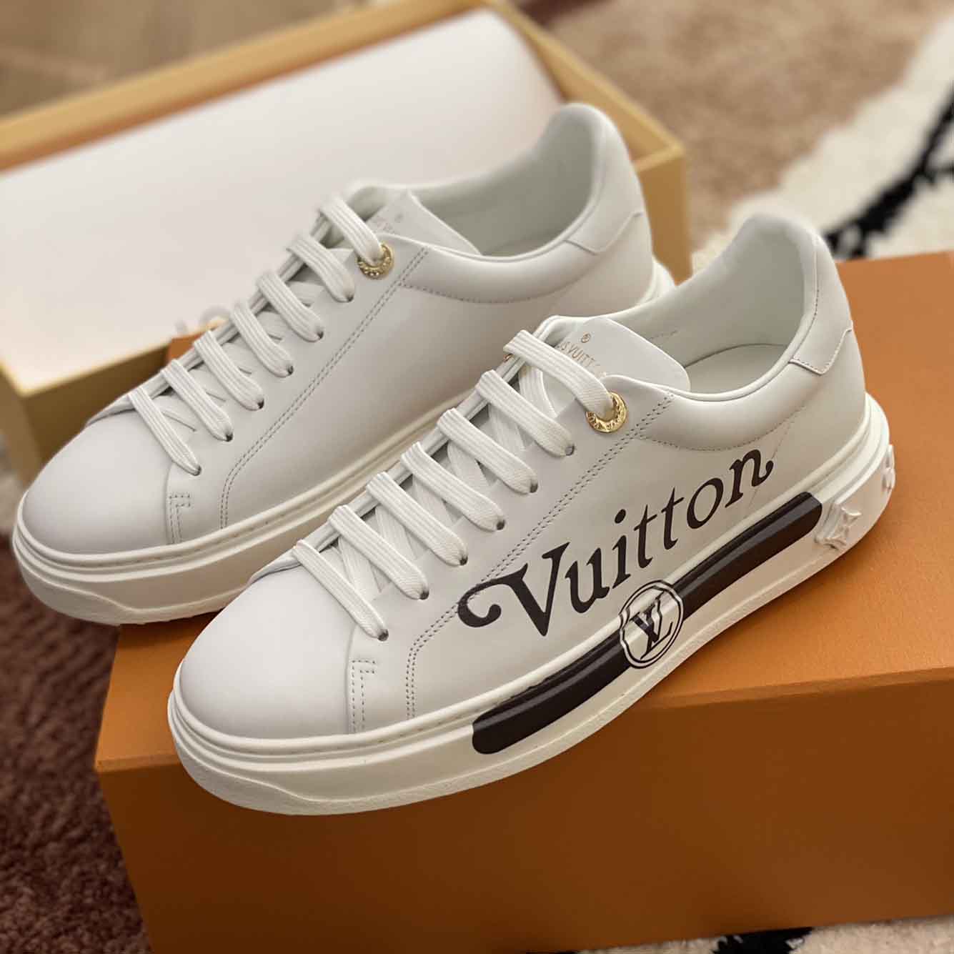 Louis Vuitton Time Out Sneaker In White