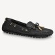 Louis Vuitton Gloria Flat Loafer In Black Leather