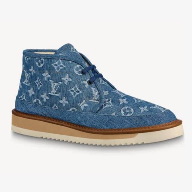 Louis Vuitton Cosy boot In Monogram Denim For Men