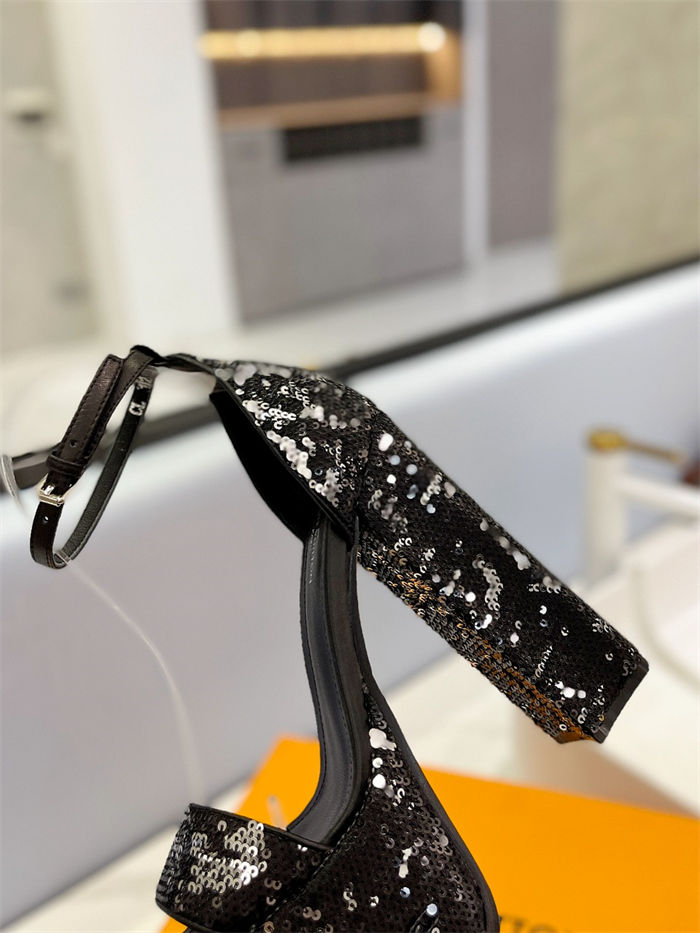 Louis Vuitton Platform Sandals Fame Sequins