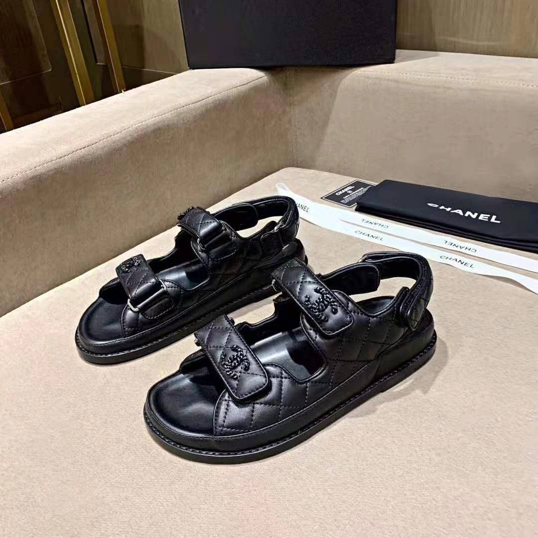 Chanel Sandals Black