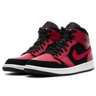 Air Jordan 1 MID Black/GYM Red-White 554724-054