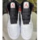 Air Jordan 1 Mid  Chicago White Black Gym Red 554724-116