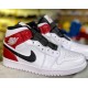 Air Jordan 1 Mid  Chicago White Black Gym Red 554724-116