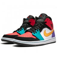 Air Jordan 1 Mid Multicolor 554724-125