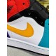 Air Jordan 1 Mid Multicolor 554724-125