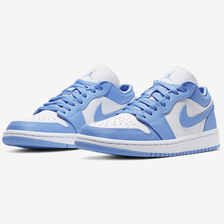 Air Jordan 1 Low UNC University Blue/White AO9944-441