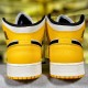 Air Jordan 1 Retro Mid SE GS Lakers yellow BQ6931-700