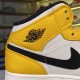 Air Jordan 1 Retro Mid SE GS Lakers yellow BQ6931-700