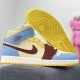 Air Jordan 1 Mid SE Fearless Maison Chateau CU2803-200