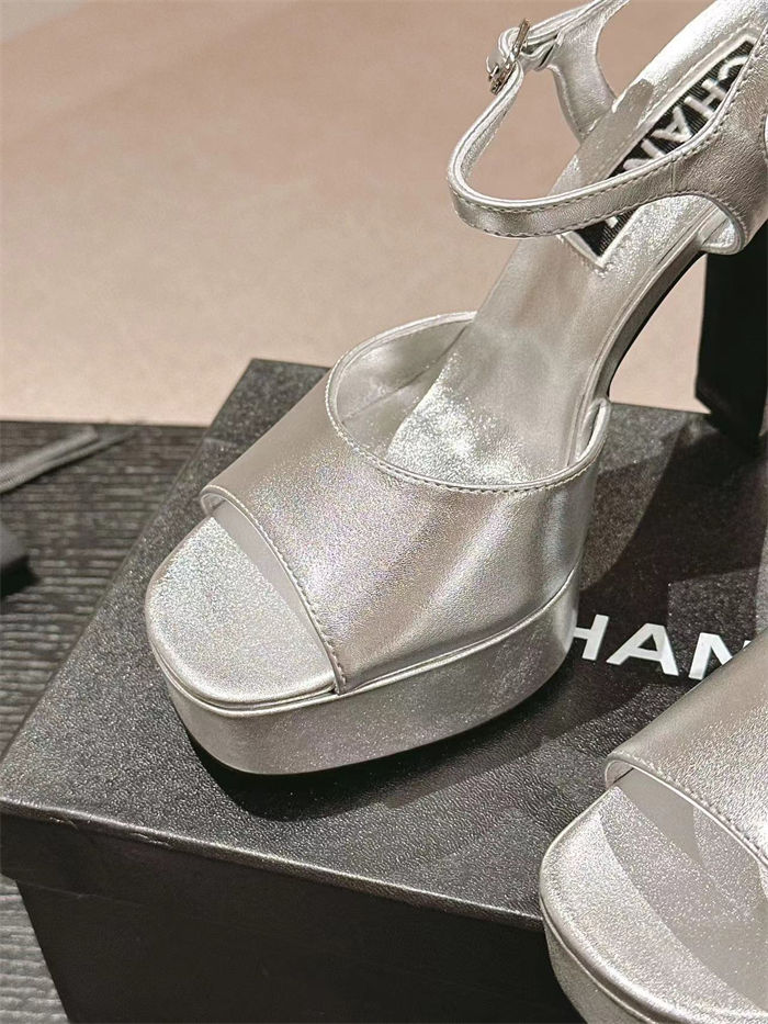 Chanel Platform Sandals