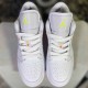 Air Jordan 1 Low GS White Pink Yellow Volt CV4610-100