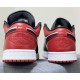 Air Jordan 1 Low Black Toe  Black White/Black-Gym Red 553558 116