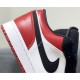 Air Jordan 1 Low Black Toe  Black White/Black-Gym Red 553558 116