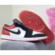 Air Jordan 1 Low Black Toe  Black White/Black-Gym Red 553558 116