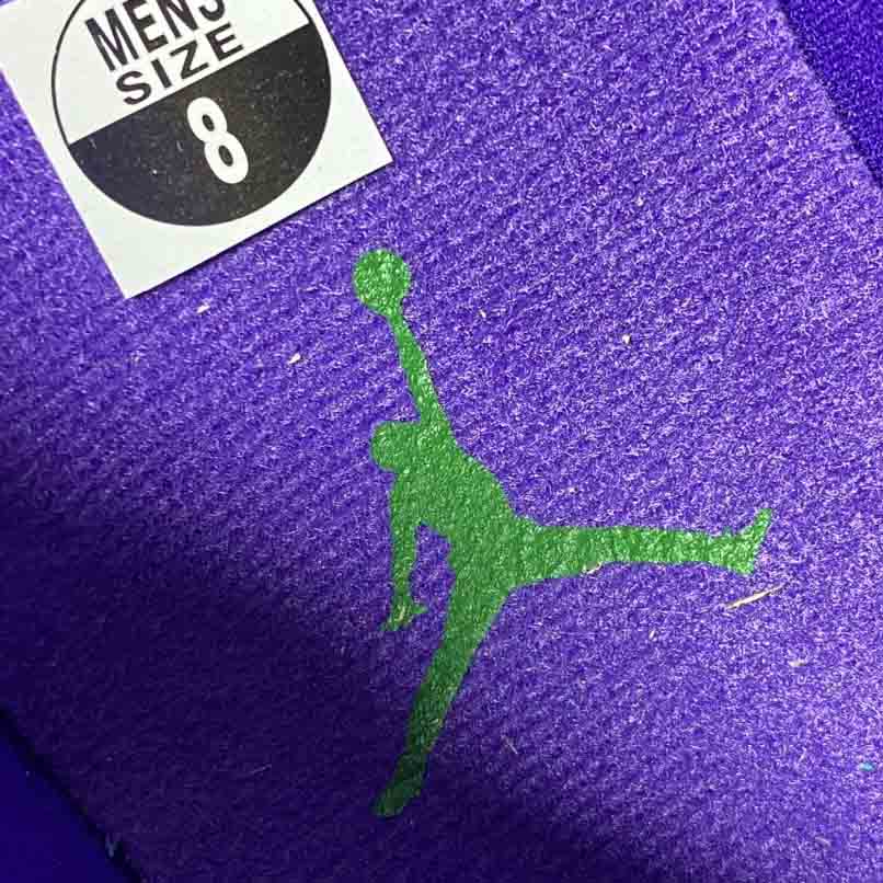 Air Jordan 1 Mid Hulk Green Purple 554724-300