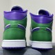 Air Jordan 1 Mid Hulk Green Purple 554724-300