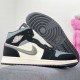 Air Jordan 1 Mid SE Satin Grey 852542-011