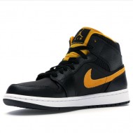 Air Jordan 1 Mid Black University Gold CI9352-001