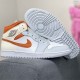 Air Jordan 1 Mid Starfish Orange Platinum CW7591-100