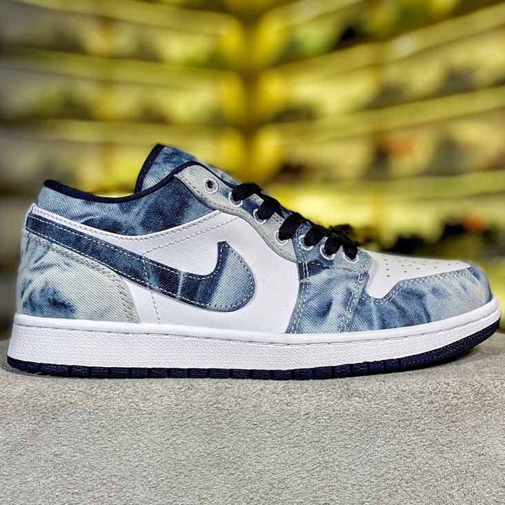 Air Jordan 1 Low Washed Denim CZ8455-100