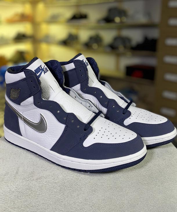 Air Jordan 1 Japan Midnight Navy Metallic Silver DC1788-100