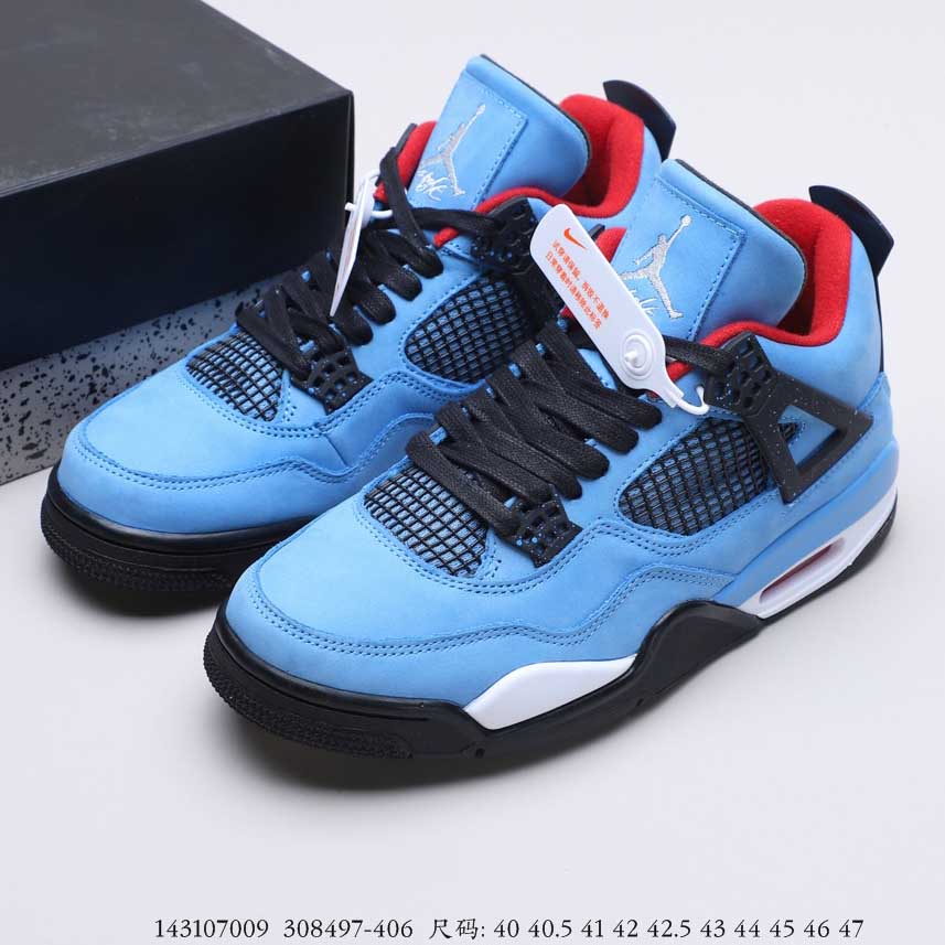 Air Jordan 4 Retro Travis Scott Cactus Jack 308497 406